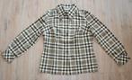 Blouse beige/bruin Jaren 50 Retro, Ophalen of Verzenden, Nieuw, Maat 38/40 (M), Bruin