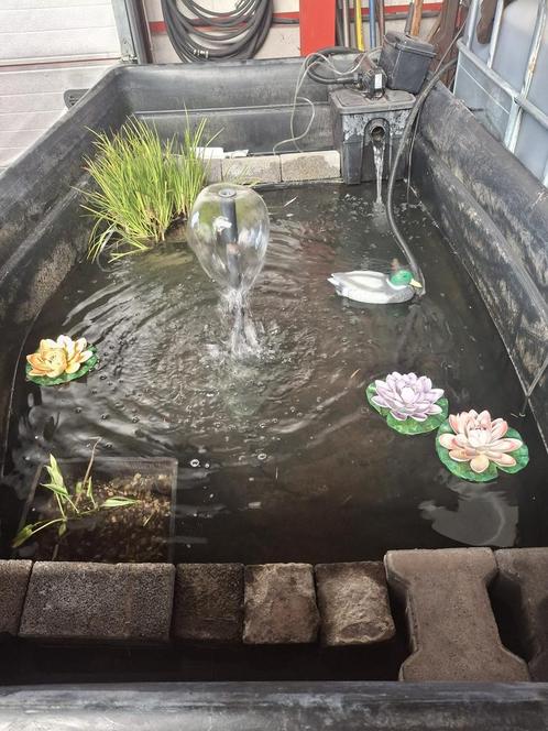 Vijver met toebehoren, Tuin en Terras, Vijver-toebehoren, Gebruikt, Vijverbak, Ophalen