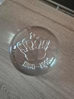 Glazen press paper 100 jaar Shell, Verzamelen, Ophalen of Verzenden, Zo goed als nieuw, Gebruiksvoorwerp