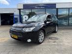 Mitsubishi Outlander 2.0 PHEV Instyle+ Leer l Navi l camera, Auto's, Mitsubishi, Zwart, 4 cilinders, Zwart, Hybride Elektrisch/Benzine