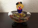 Murano Glas Asbak Clown - Mooie Staat, Ophalen of Verzenden