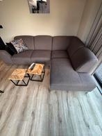 Mooie donkerbruine hoekbank, Ophalen, Zo goed als nieuw