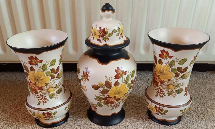 Prachtig kaststel Oud-Gouda Gouda plateel, Antiek en Kunst, Antiek | Vazen, Ophalen of Verzenden