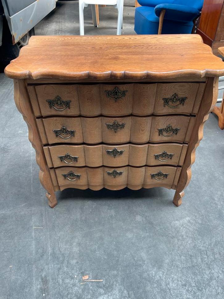 Antieke Commode met 3 Lades, Antiek en Kunst, Antiek | Meubels | Kasten, Ophalen of Verzenden