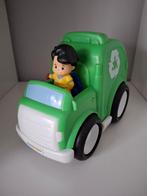 Fisher-Price Little People Recycling Truck/Vuilniswagen, Ophalen of Verzenden, Zo goed als nieuw, Auto of Voertuig, Met geluid