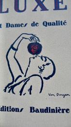 Kees van Dongen,’Folles de luxe’,kleine litho op cover,gaaf!, Ophalen of Verzenden