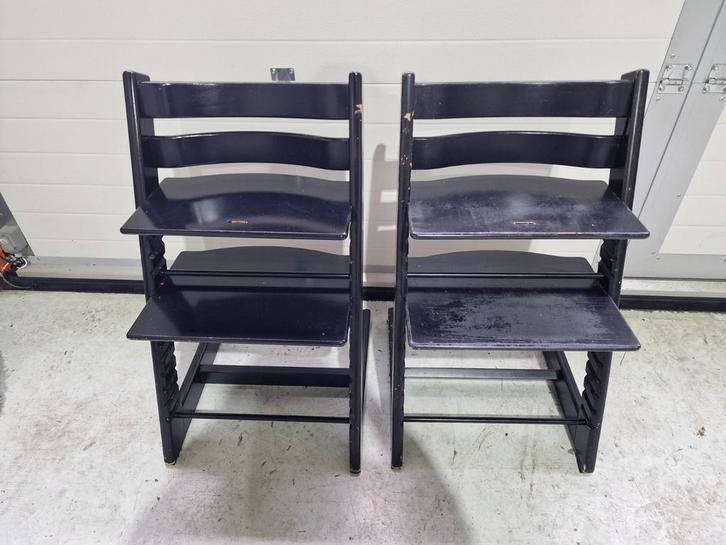 Stokke Tripp Trapp Meegroeistoel tweeling 2 stuks, Kinderen en Baby's, Kinderstoelen, Gebruikt, Meegroeistoel, Aanschuifbaar, Ophalen