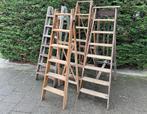 Houten vintage trappen, Ophalen