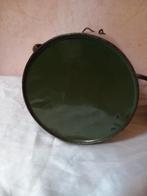 Donkergroen emaille 3 liter petroleumkan met trechter, Antiek en Kunst, Antiek | Emaille, Ophalen of Verzenden