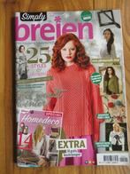 Simply breien december januari 2015, Hobby en Vrije tijd, Breien en Haken, Ophalen of Verzenden, Zo goed als nieuw, Breien, Patroon of Boek