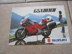 Suzuki GSX 1100 F brochure folder 1988 ?, Motoren, Suzuki
