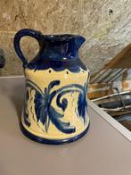 Prachtige diepblauwe vaas stijl Keulse pot, Ophalen of Verzenden