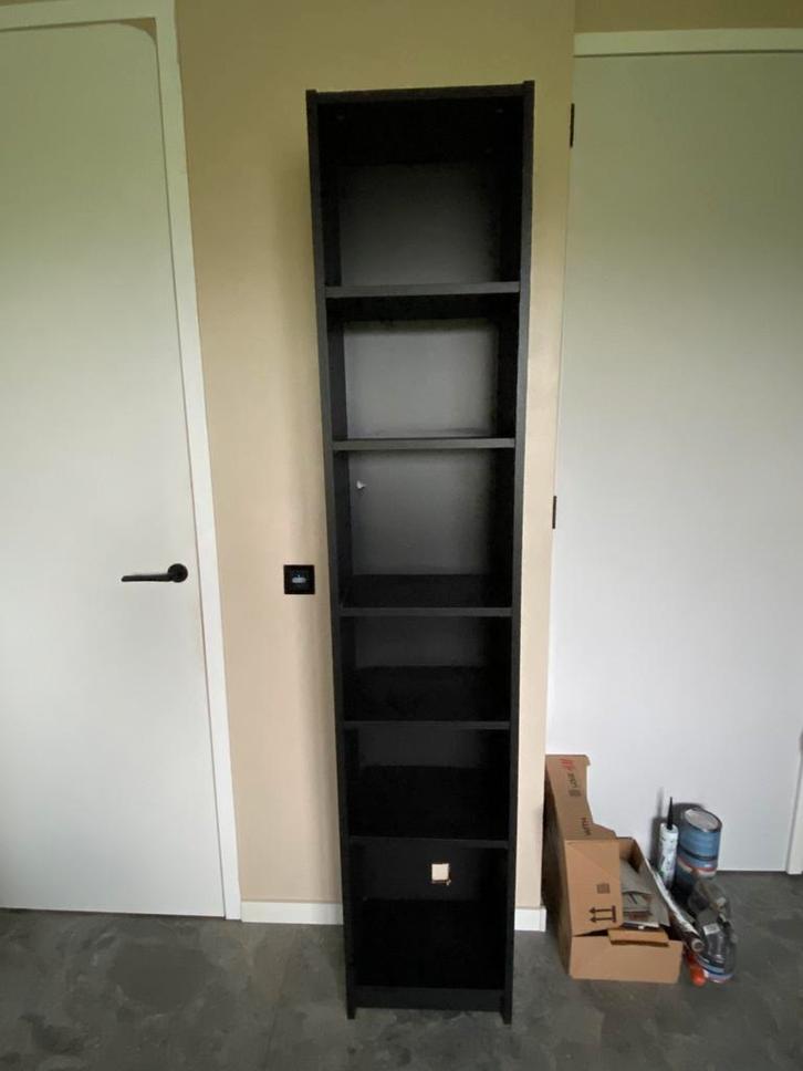 Hoge kast billy ikea, Huis en Inrichting, Kasten | Boekenkasten, Gebruikt, Minder dan 50 cm, 200 cm of meer, 25 tot 50 cm, Ophalen