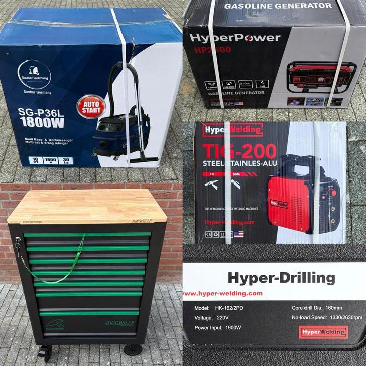 Werkplaats Set - Nieuw in Doos!, Zakelijke goederen, Machines en Bouw | Industrie en Techniek, Ophalen