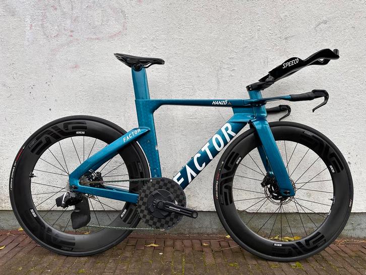 Factor Hanzo Triathlonfiets - Sram Red, Enve wielen, Fietsen en Brommers, Fietsen | Racefietsen, Zo goed als nieuw, Heren, Overige merken