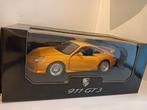 Porsche 911 GT3 yellow dealer box bburago, Ophalen of Verzenden, Bburago, Zo goed als nieuw, Auto