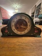 Antieke Hermle mantelklok, Antiek en Kunst, Ophalen of Verzenden