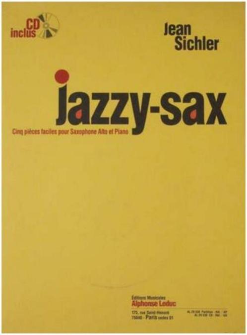 Altsaxofoon (altsaxofoon)+ piano: Jazzy sax + cd-netjes, Muziek en Instrumenten, Bladmuziek, Gebruikt, Les of Cursus, Jazz, Piano