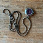 Ixxxi kettinghorloge - horloge aan ketting - paars, Overige merken, Staal, Zakhorloge, Staal