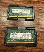 Crucial 4GB DDR3L 1600MHz SODIMM Geheugen, DDR3, Ophalen of Verzenden, Zo goed als nieuw, Desktop