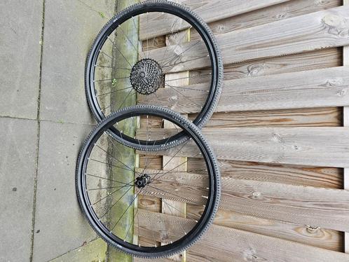 wielen Mavic Aksium Disc, Fietsen en Brommers, Fietsonderdelen, Zo goed als nieuw, Racefiets, Wiel, Ophalen of Verzenden