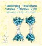Leane Creatief meeldraden  80 matt en 80 pearl light blue 2, Materiaal, ., Nieuw, Ophalen of Verzenden