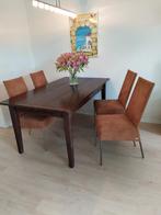 eethoek, Huis en Inrichting, Tafels | Eettafels, Ophalen, Gebruikt, 100 tot 150 cm, Klassiek