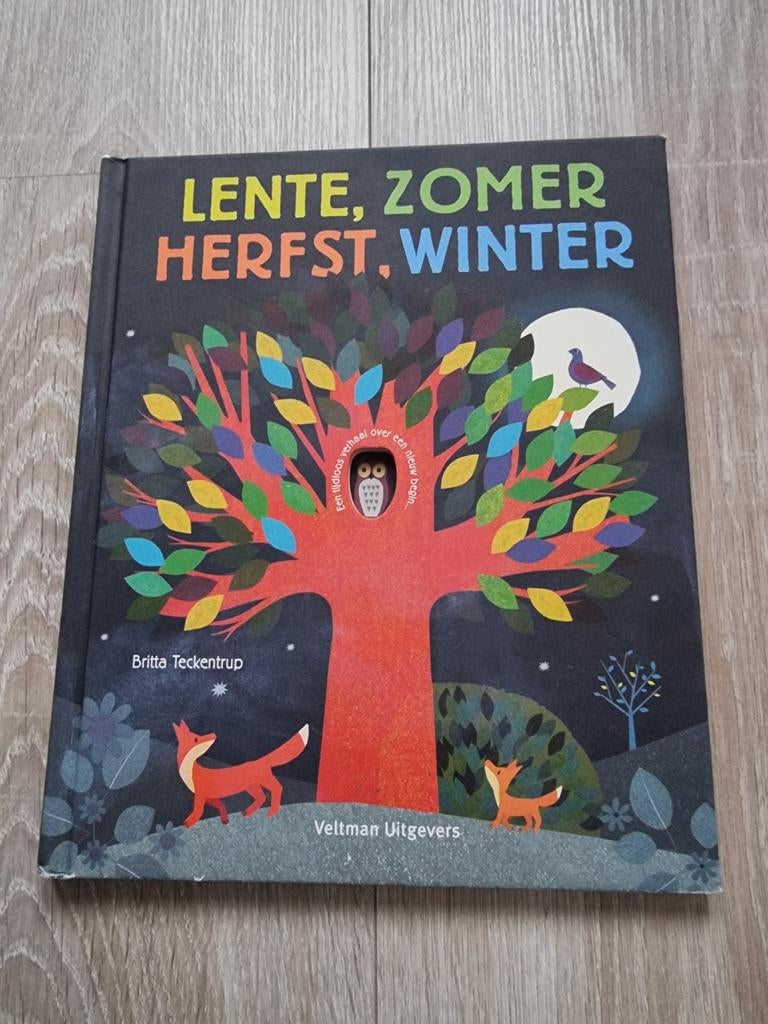 Lente, zomer, herfst, winter. Teckentrup, Boeken, Prentenboeken en Plaatjesalbums, Ophalen, Zo goed als nieuw