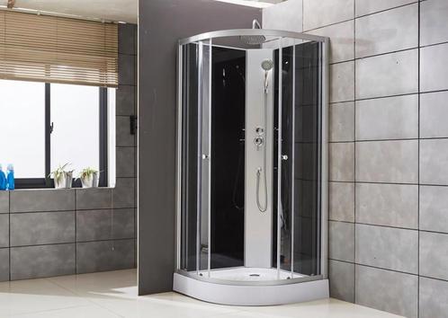 ALONI DOUCHECABINNE 90X90CM KWARTROND MET JETS + REGENDOUCH, Huis en Inrichting, Stoffering | Gordijnen en Lamellen, Nieuw, Minder dan 100 cm