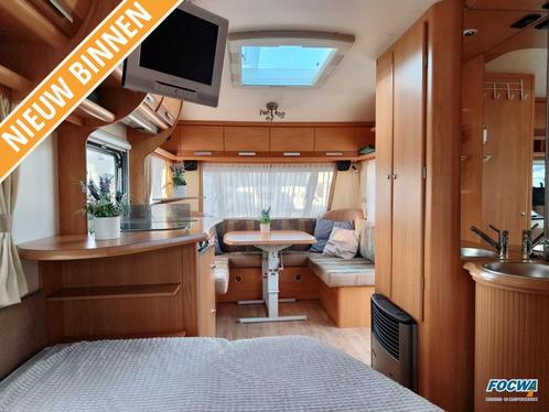 Chateau Calista Espace 450 Mover Fransbed Zit Toilet, Caravans en Kamperen, Caravans, Bedrijf, tot en met 4, 750 - 1000 kg, Rondzit