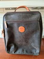 Brics trolley koffer bruin leer, Zo goed als nieuw, Minder dan 35 cm, Wieltjes, Ophalen