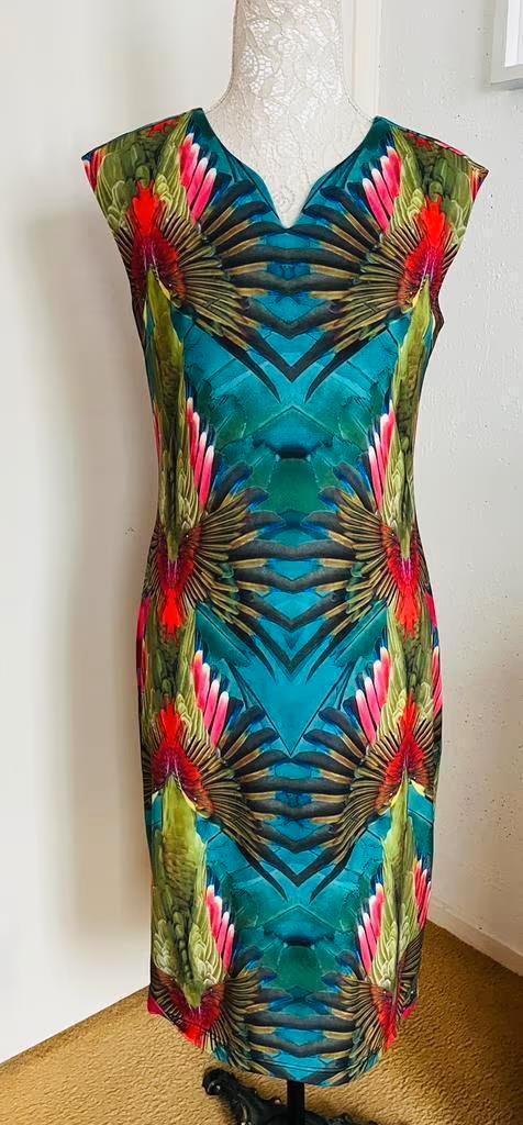 Smashed Lemon kleurige jurk maat 36, Kleding | Dames, Jurken, Zo goed als nieuw, Maat 36 (S), Overige kleuren, Knielengte, Ophalen of Verzenden