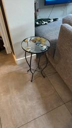 Vlinder tafeltje, Huis en Inrichting, Tafels | Bijzettafels, 45 tot 60 cm, Minder dan 55 cm, Rond, Ophalen of Verzenden