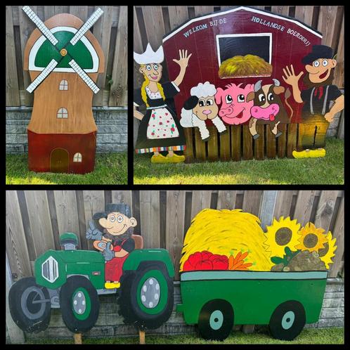 Straatversiering thema Hollandse boerderij Te Huur, Hobby en Vrije tijd, Feestartikelen | Verhuur, Ophalen