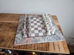 Marmeren Schaakspel / schaakbord / schaakstukken., Hobby en Vrije tijd, Gezelschapsspellen | Bordspellen, Een of twee spelers