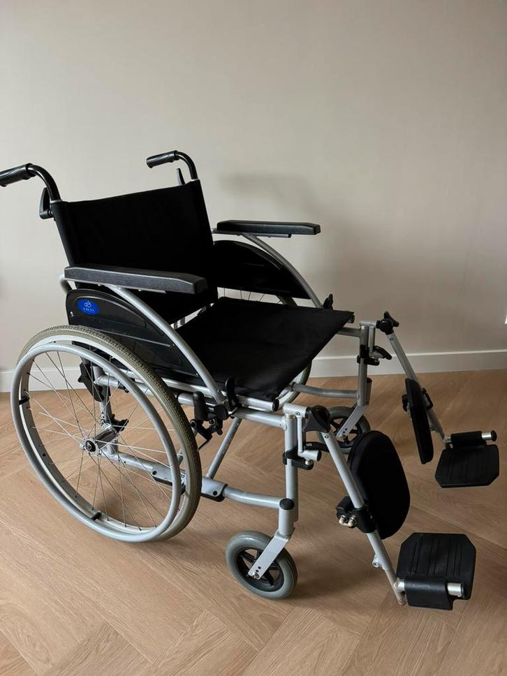Rollator Excel g-3 eco EXTRA BREED harde banden lichtgewicht, Diversen, Rolstoelen, Gebruikt, Handbewogen rolstoel, Inklapbaar