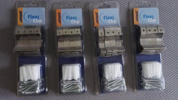4 zakjes Flexi plintclips (NIEUW) beschikbaar voor biedingen