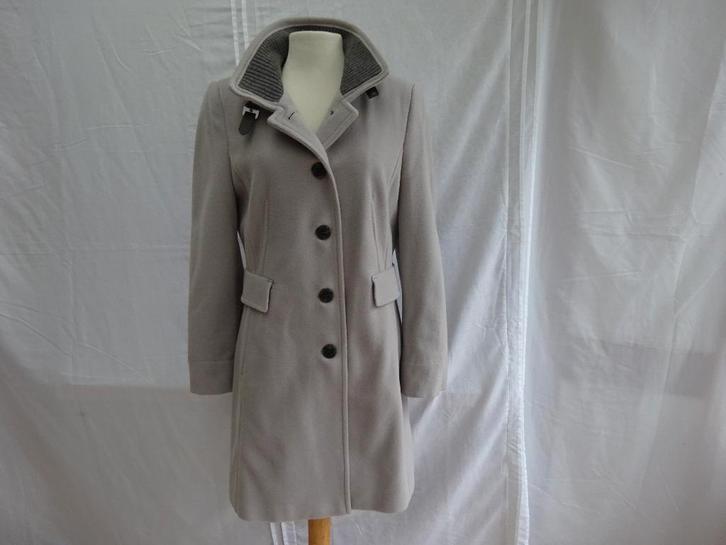 GERRY WEBER grijsgevoerde jas - maat M, Kleding | Dames, Jassen | Winter, Zo goed als nieuw, Maat 38/40 (M), Grijs, Ophalen of Verzenden