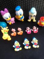 Twaalf vintage kunststof baby poppetjes van Walt Disney,, Ophalen of Verzenden, Donald Duck, Gebruikt, Beeldje of Figuurtje