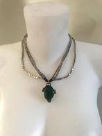 Uno de 50 ketting (124) een plaatje, Sieraden, Tassen en Uiterlijk, Kettingen, Overige materialen, Verstelbaar, Nieuw, Ophalen of Verzenden