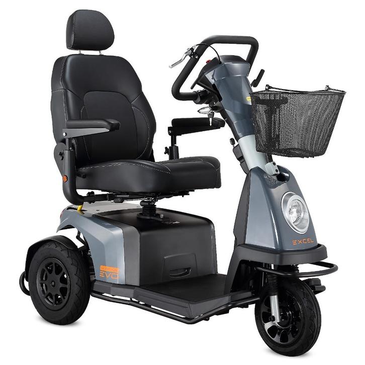 Excel scootmobiel Galaxy Plus EVO 3 comfort en stabiliteit, Diversen, Brommobielen en Scootmobielen, Zo goed als nieuw, Excel