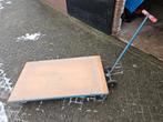 Transportkarren (2x) met los stuur / trailer dolly, Doe-het-zelf en Verbouw, Transportwagens, 100 liter of meer, Ophalen, Zo goed als nieuw