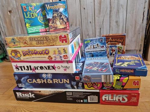 Spellenpakket (13 stuks varia), Hobby en Vrije tijd, Gezelschapsspellen | Bordspellen, Gebruikt, Een of twee spelers, Drie of vier spelers