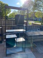 Industriële open kast met metalen frame, Huis en Inrichting, Ophalen, Gebruikt