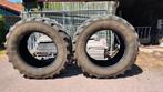 Set Michelin tractor banden 600-65-38 goed 1cm profiel, Zakelijke goederen, Agrarisch | Onderdelen | Banden, Velgen en Assen, Ophalen