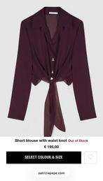 Patrizia pepe bordeaux blouse nieuw, Maat 38/40 (M), Nieuw, Ophalen of Verzenden, Patrizia Pepe