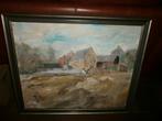 paul beckers vroeg werk limburg 1976 olieverfschilderij, Ophalen