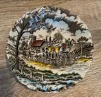 Myott Royal Mail Bord - Staffordshire Ware, Gebruikt, Ophalen of Verzenden, Bord(en), Overige stijlen