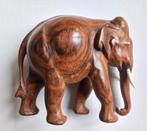 Houten olifant, Ophalen of Verzenden, Gebruikt, Wild dier, Beeldje of Figuurtje