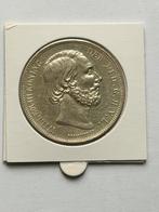 2½ Gulden 1870 – Willem III – Zilver, Koning Willem III, Zilver, Ophalen of Verzenden, Losse munt